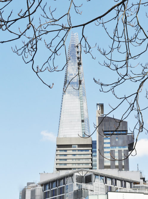 The Shard viewed from Keith Williams' studio