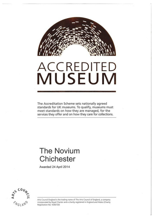 Novium Museum National Accreditation