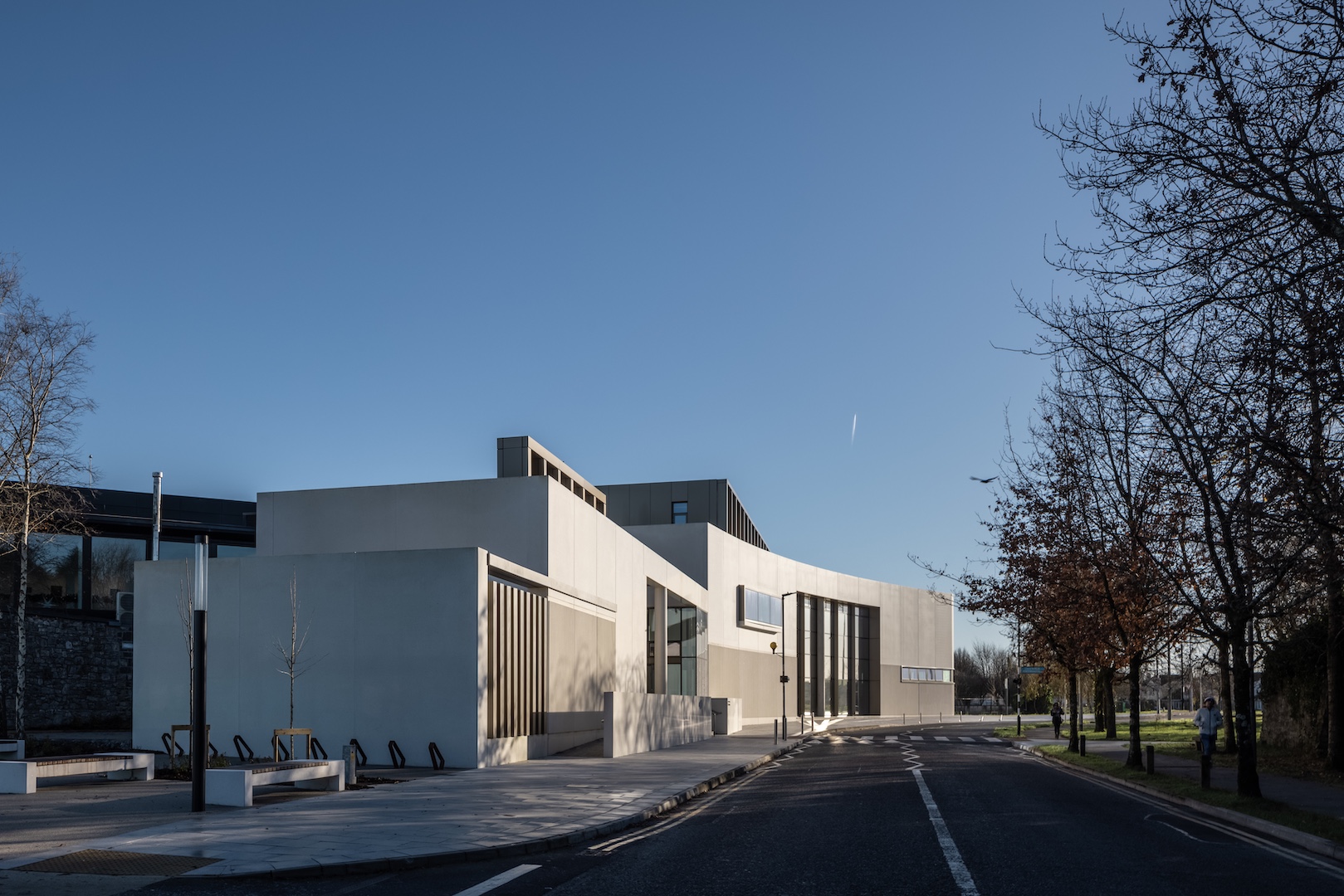 DeValera Library and Súil Art Gallery from North West by Keith Williams Architects photograph Ste Murray