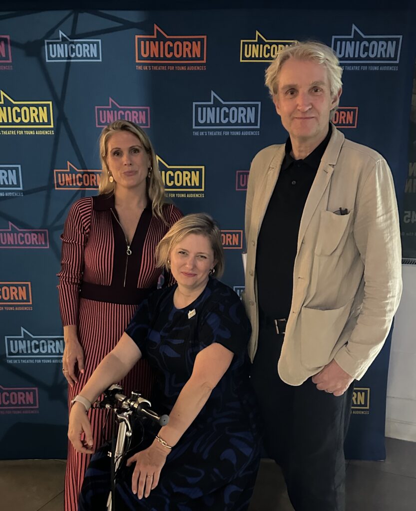 Rebekah Jones Rachel Bagshaw & Keith Williams 16 September 2026 for the Unicorn Theatre at 20